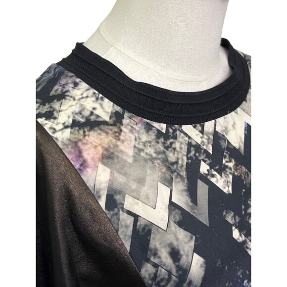 Sandro Paris Abstract Print Pullover Top Size 3 (L) - Picture 7 of 10